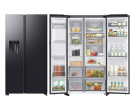Lodówka Samsung RS80F64KEFEO No Frost 178,4cm Grafitowa Stal Auto Open Kostkarka AI 640L - 1337812 - zdjęcie 1